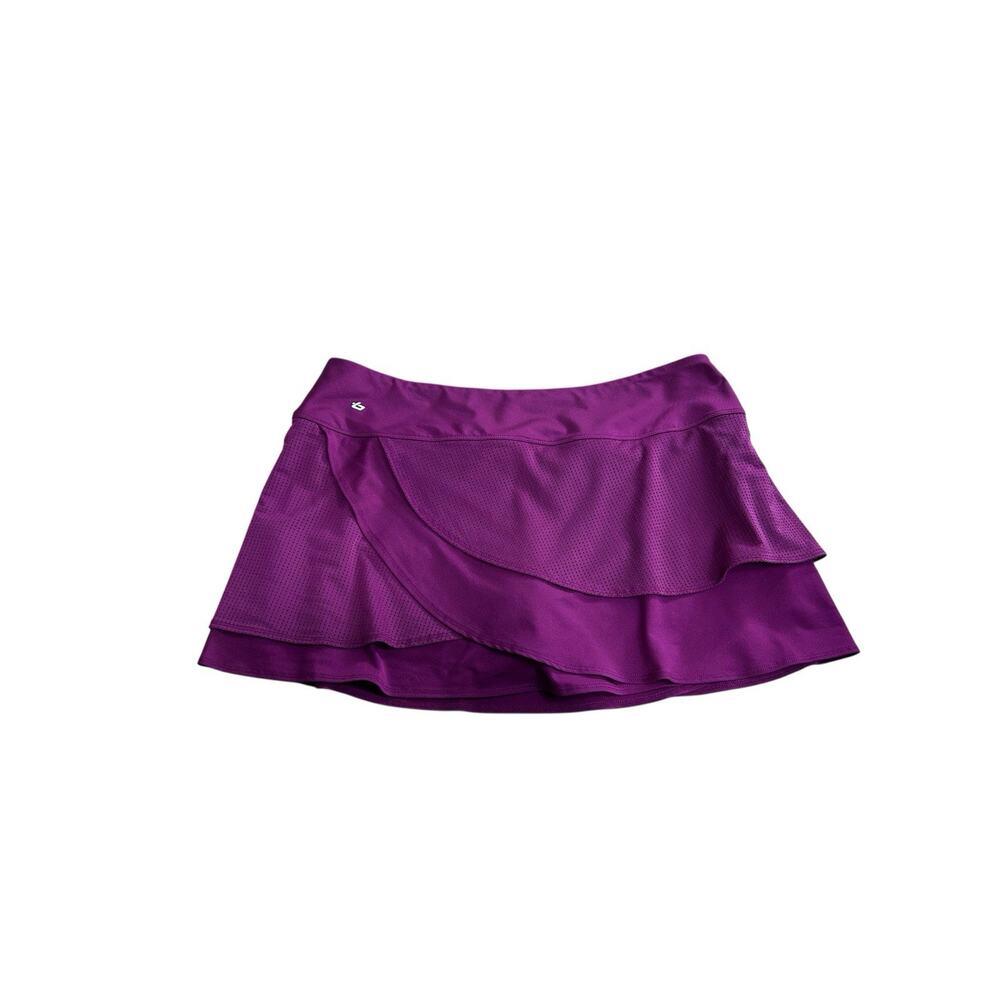 Bolle Magenta Tennis Golf Skort Sz Large Stretch Full Skirt Athletic Pickle Ball - Picture 6 of 8